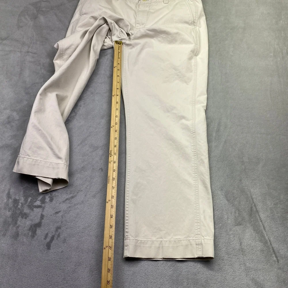 Vineyard Vines‎ Mens Breaker Pants Khaki Tan Straight Leg Chino Sz 34 Preppy